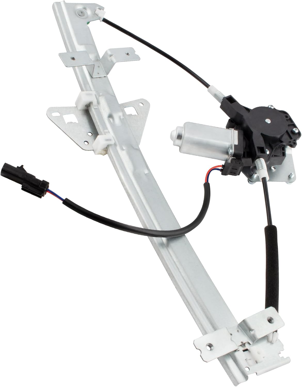 BOXI 741-598 Rear Driver Side Power Window Regulator with Motor Fit for Dodge Dakota 2000-04 Durango 1998-03 / Silvery 55256495AF 5073325AC 55256495AJ