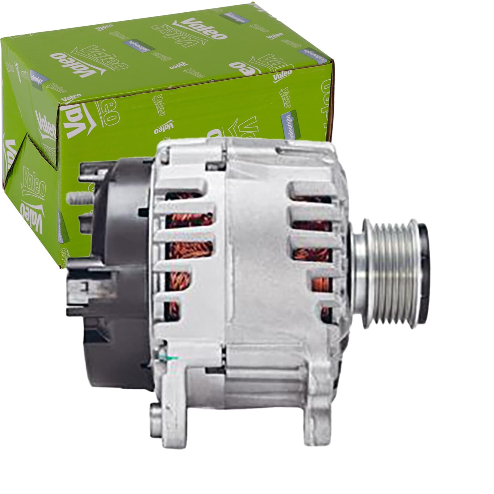 Valeo 439718 Alternatore Amperaggio: 180 Amp Alette: 6 Alette Diametro Puleggia: 57,2 Mm Voltaggio: 14 V Direzione Di Rotazione: Clockwise-image