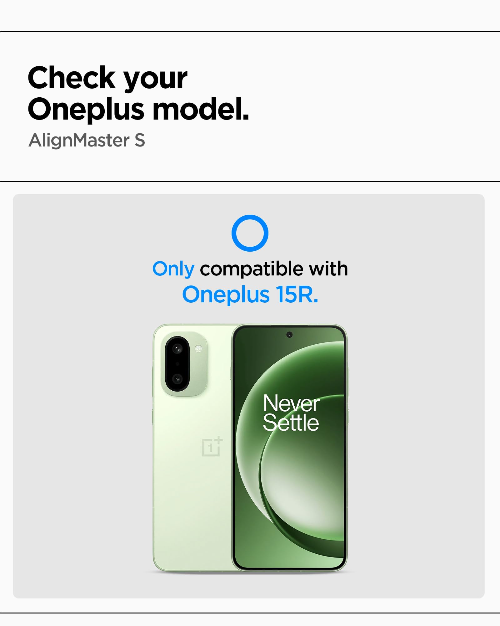 Spigen AlignMaster S Tempered Glass for OnePlus 15R — Amazon image 2