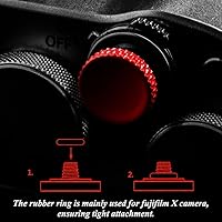 Vista 3 de Botón del obturador de la cámara (paquete de 2/rojo) Botón de liberación suave y delicado