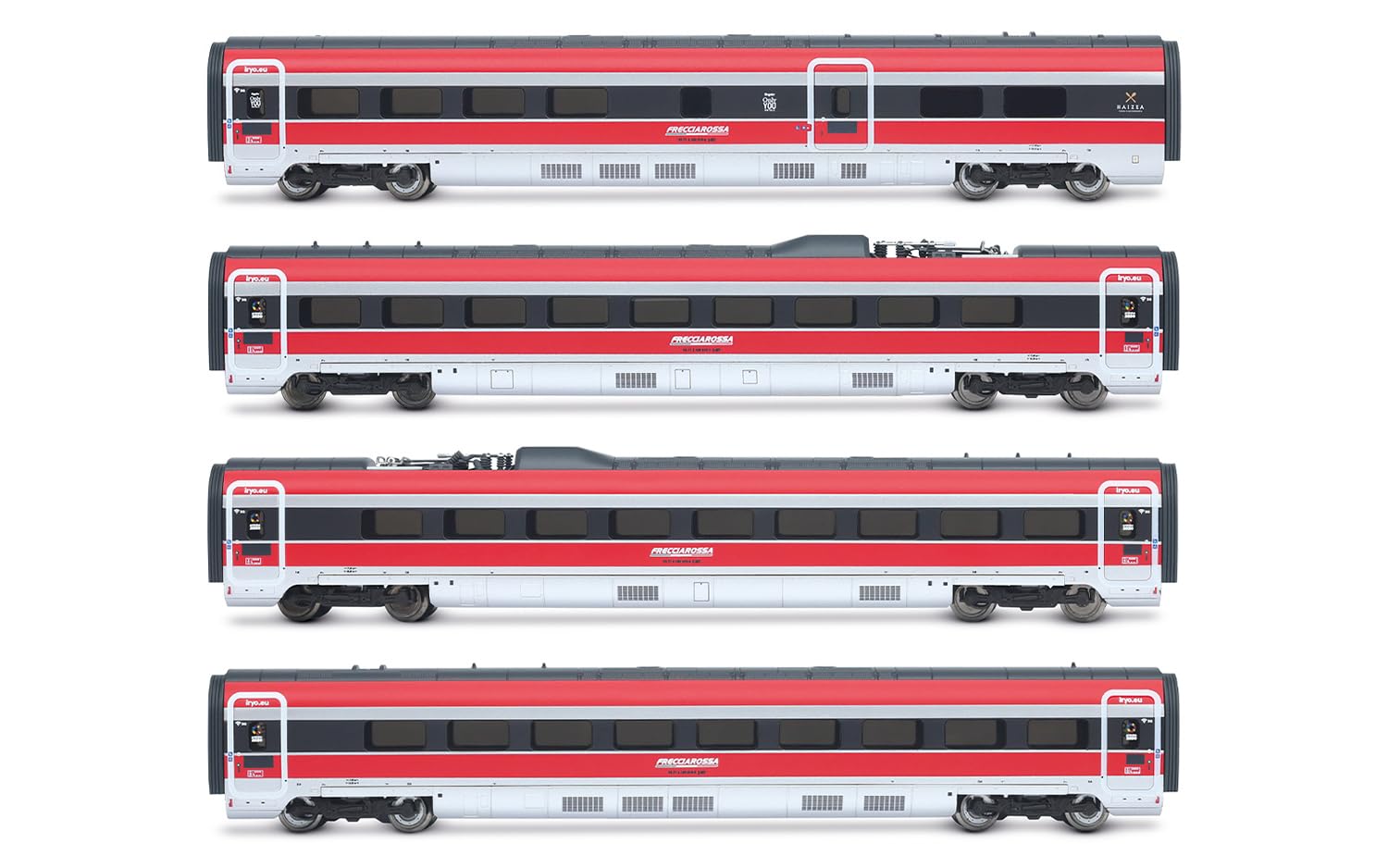 ARNOLD HN3515 Iryo (Spain), Frecciarossa ETR 1000 additional set, 4 elements, ep. VI for adults and collectors