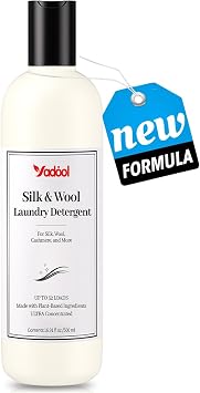 Silk & Wool Laundry Detergent, Cashmere Detergent, Double Concentrated Cashmere Shampoo, Compatible With Silk, Wool, Cashmere Delicate Wash, Soft And Comfortable - 16.91 Fl Oz