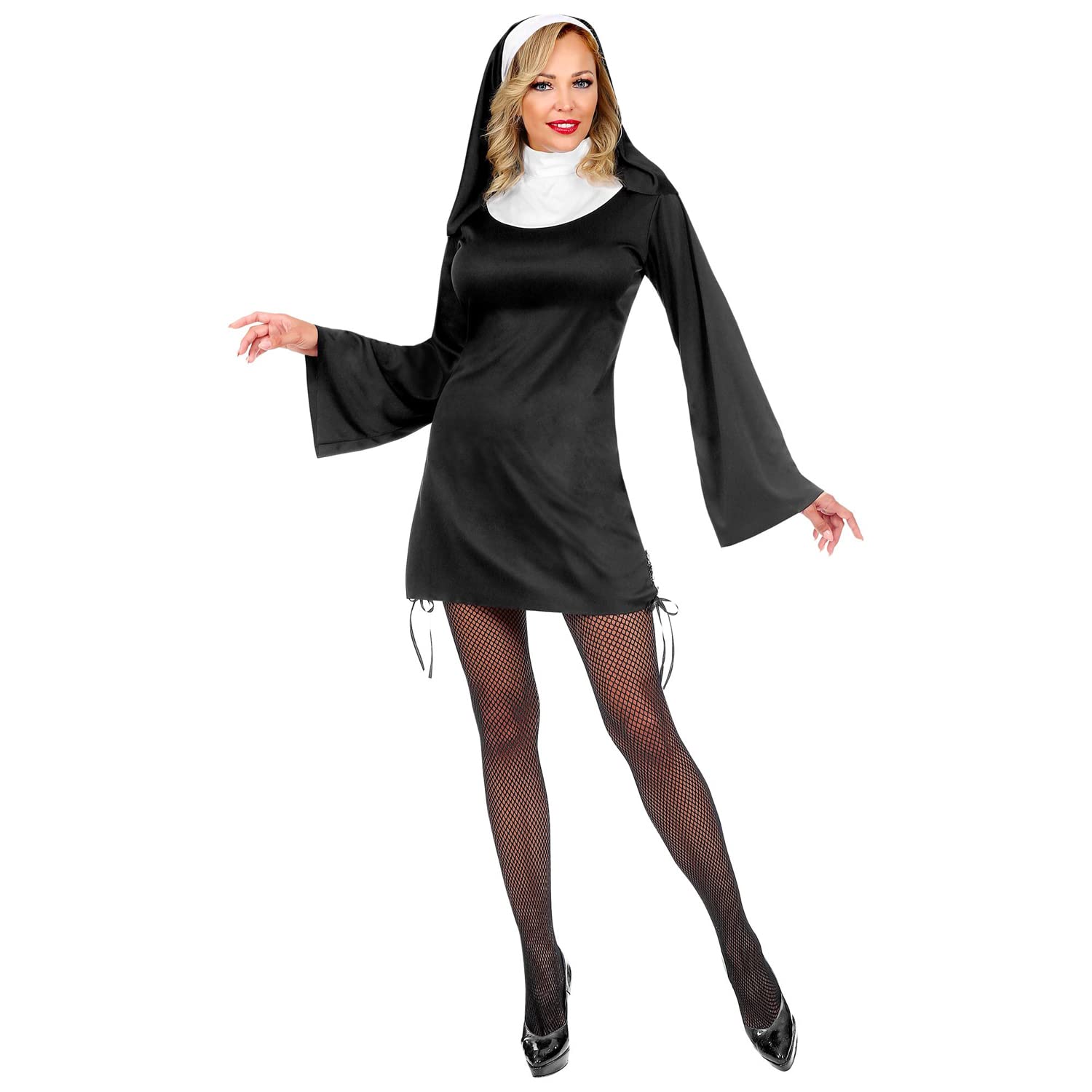 W WIDMANN MILANO Party Fashion - Costume Nun, Dress, Hood, Monastic Woman, Church, Fancy Dress Costumes