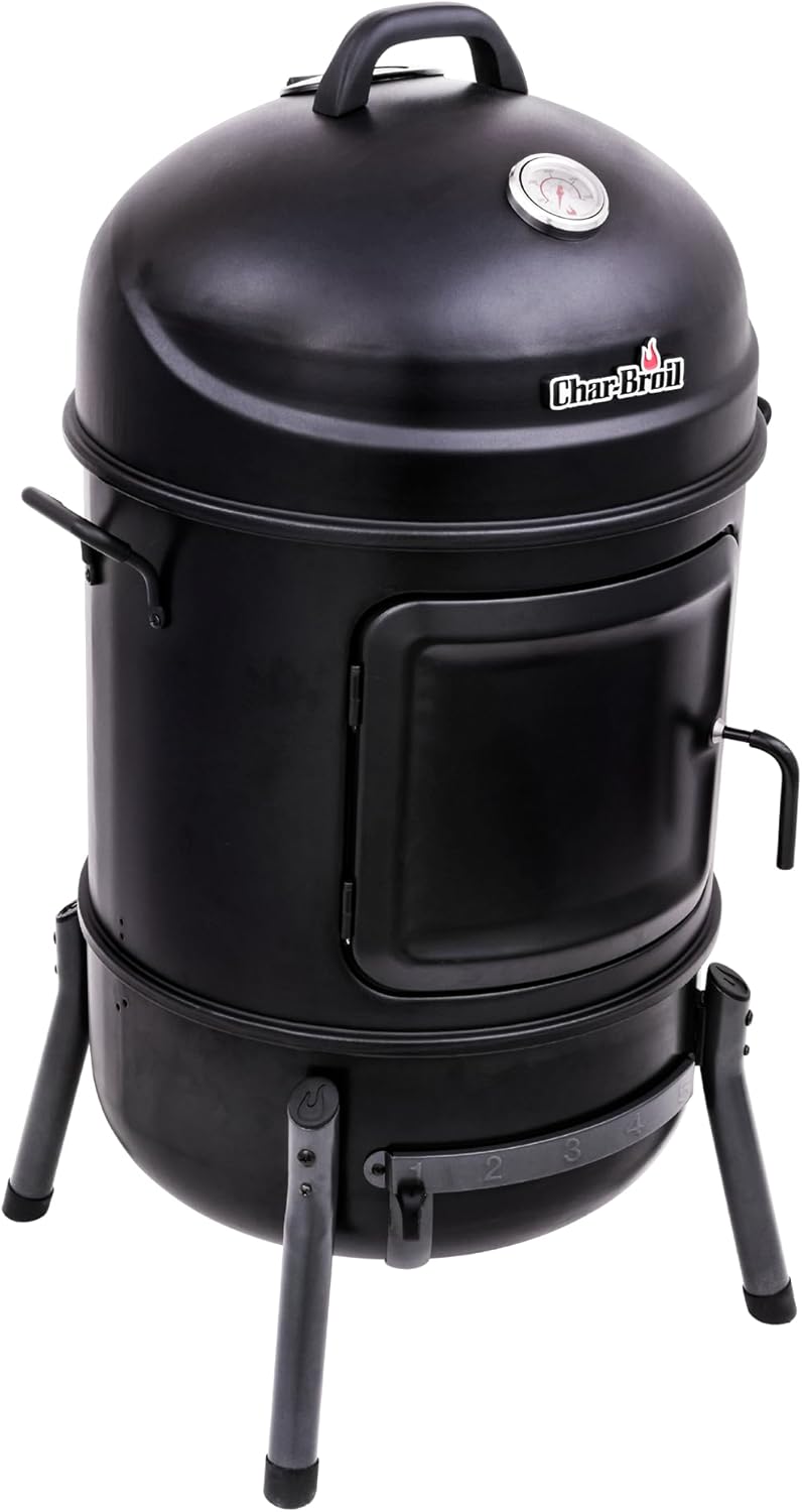 View Charbroil 20" Bullet Charcoal Smoker, Black - 18202076 product details on Amazon