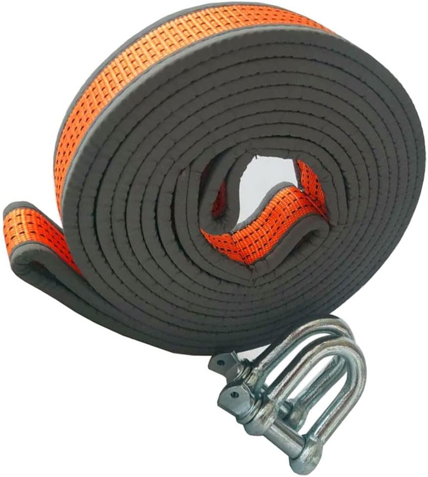 ZZDZW Heavy Duty Recovery Tow Strap with Safety Hook Towing