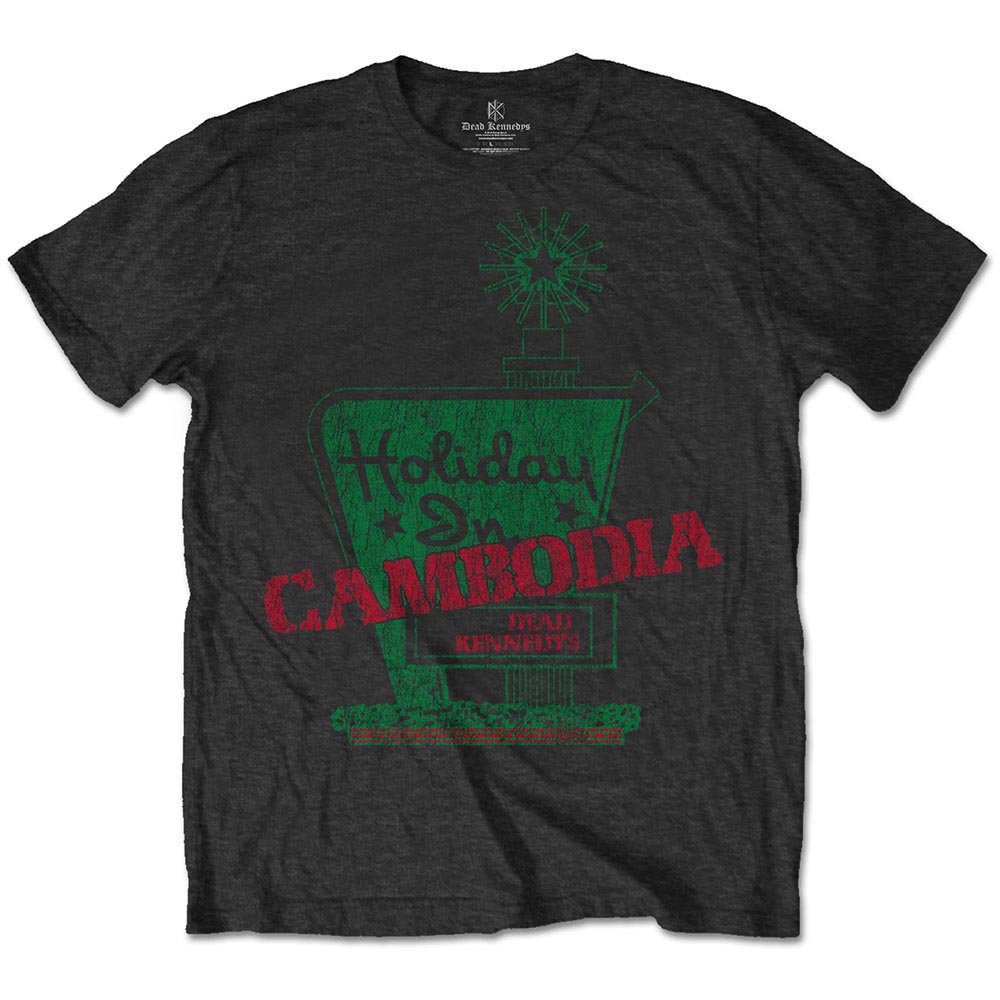 Grey Official T Shirt Dead Kennedys Punk Vintage Holiday In Cambodia Xxl