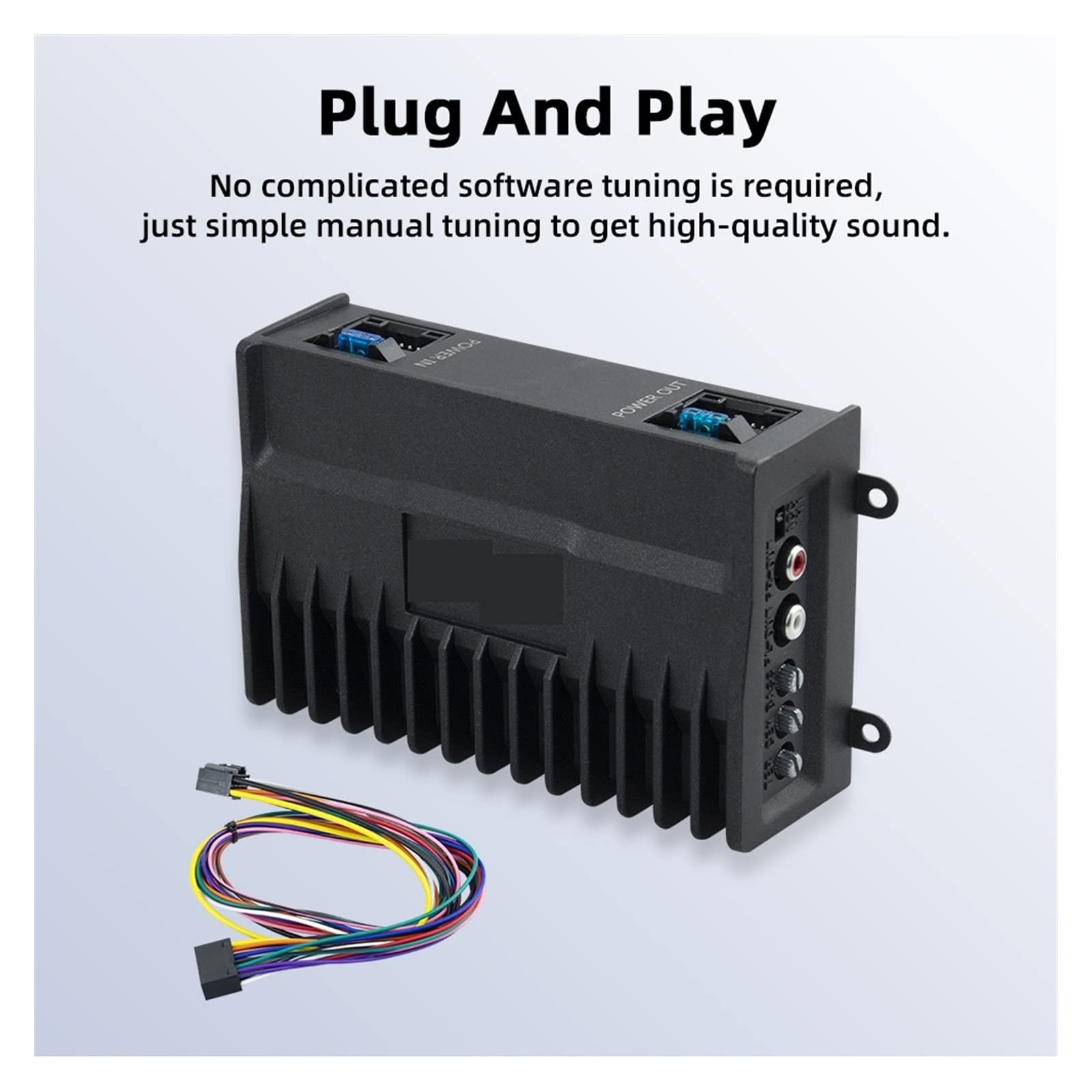 Amazon | オーディオアンプ DSP カー プロセッサ 4*70 ワット ラジオ