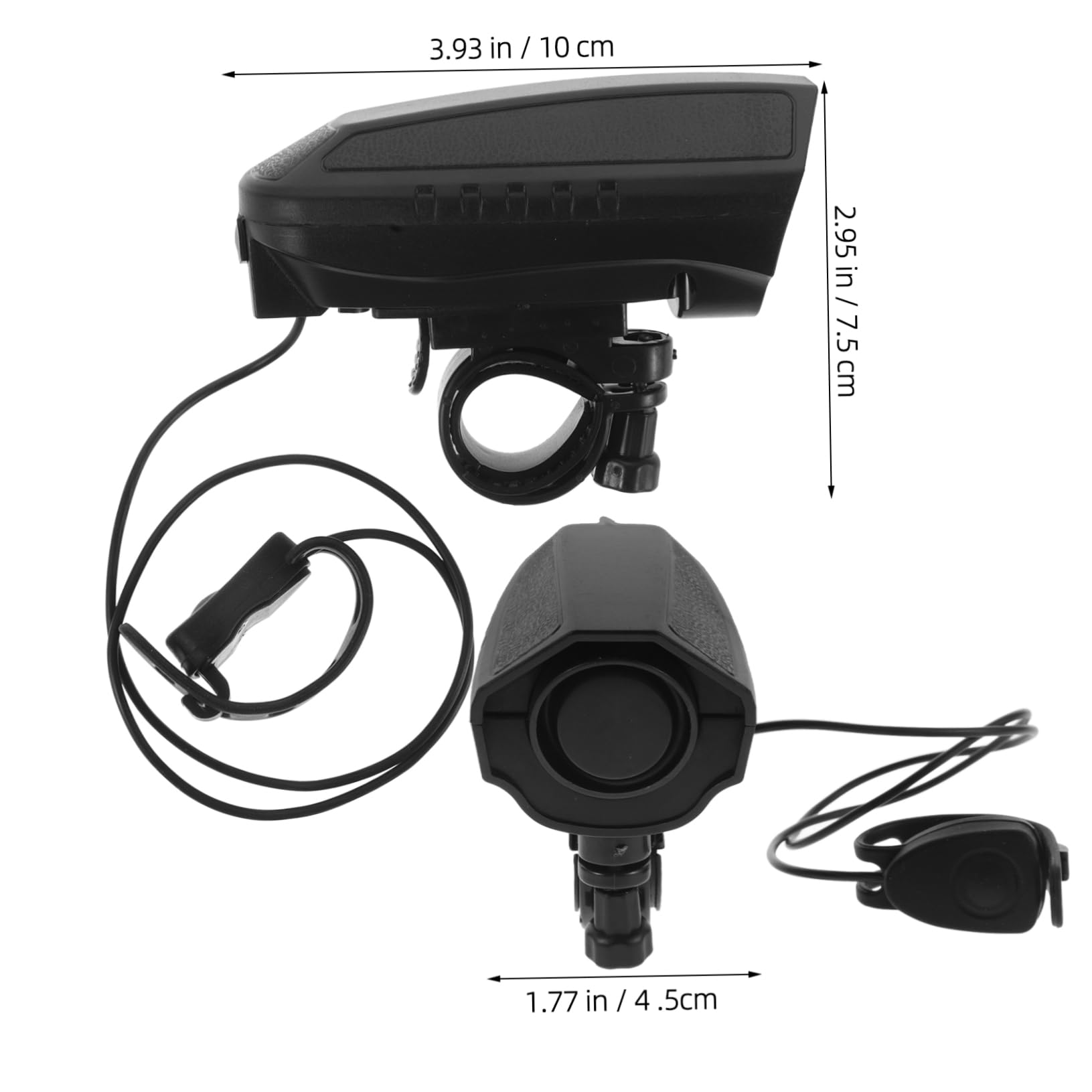 HEMOTON Professional Electric Bike Horn Convenient Bicycles Horn with Loud Sound Easy Installation Design Portable Bike Accessory for Use