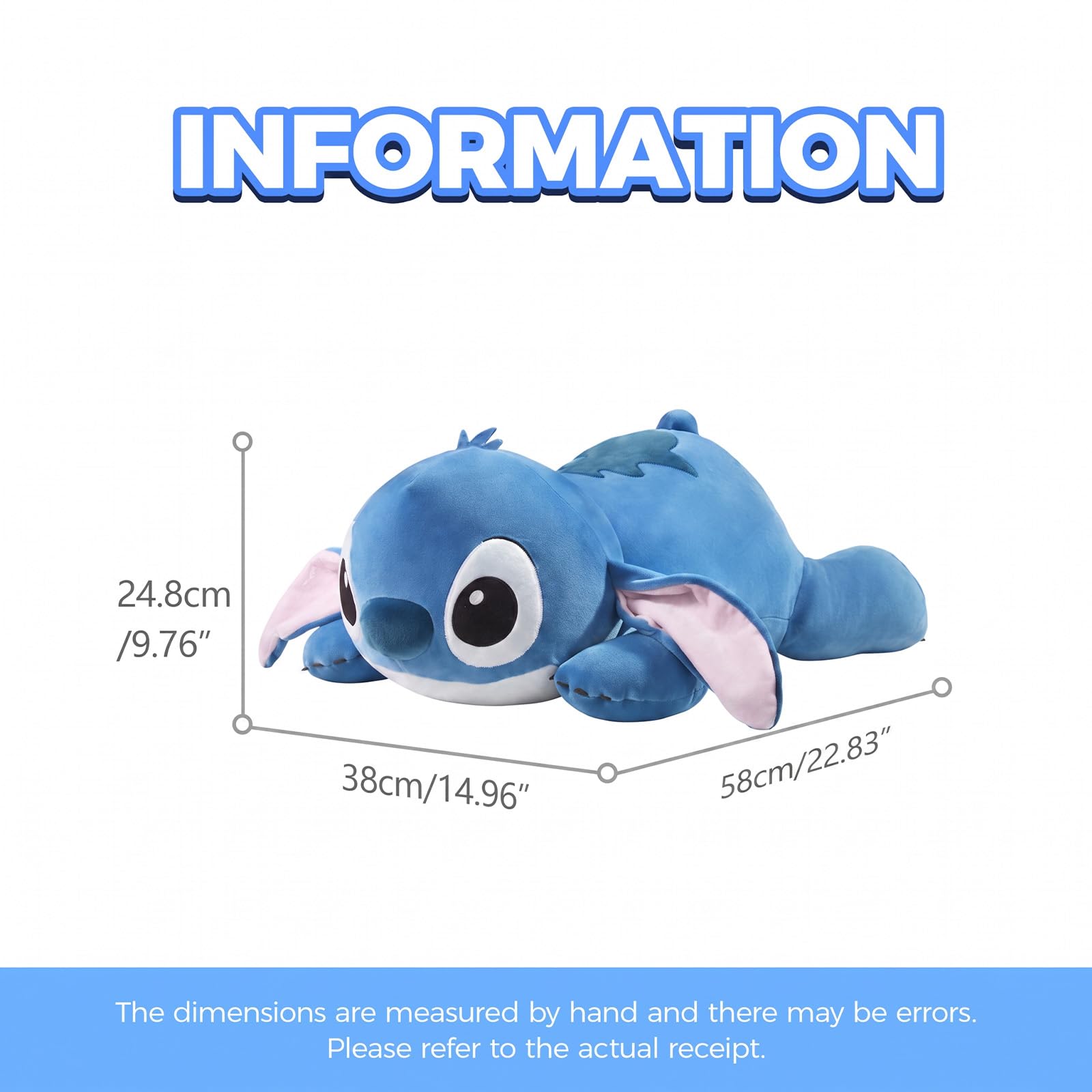 Amazon.co.jp: MINISO ディズニー 24インチ スティッチ ぬいぐるみ