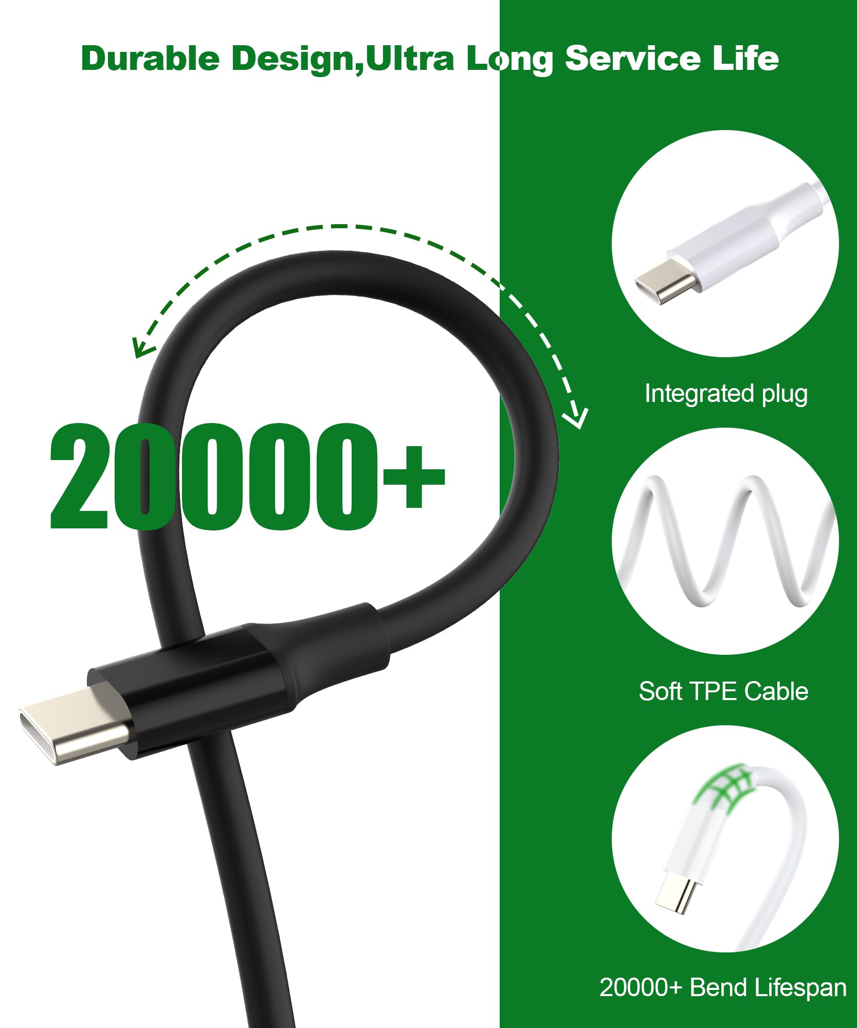 Câble d'activation USB-A vers USB-C CarPlay pour charge de moto, adaptateur de dérivation automatique pour casque Android, permet CarPlay sur Harley/Indian/Goldwing sans casque, 5 m/noir