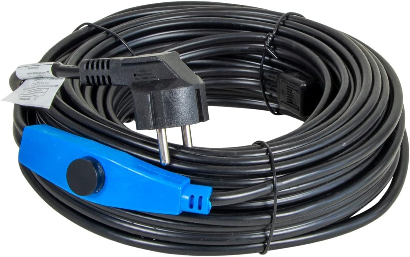 Câble chauffant antigel avec thermostat 14 m étanche pour conduite d'eau palmiers