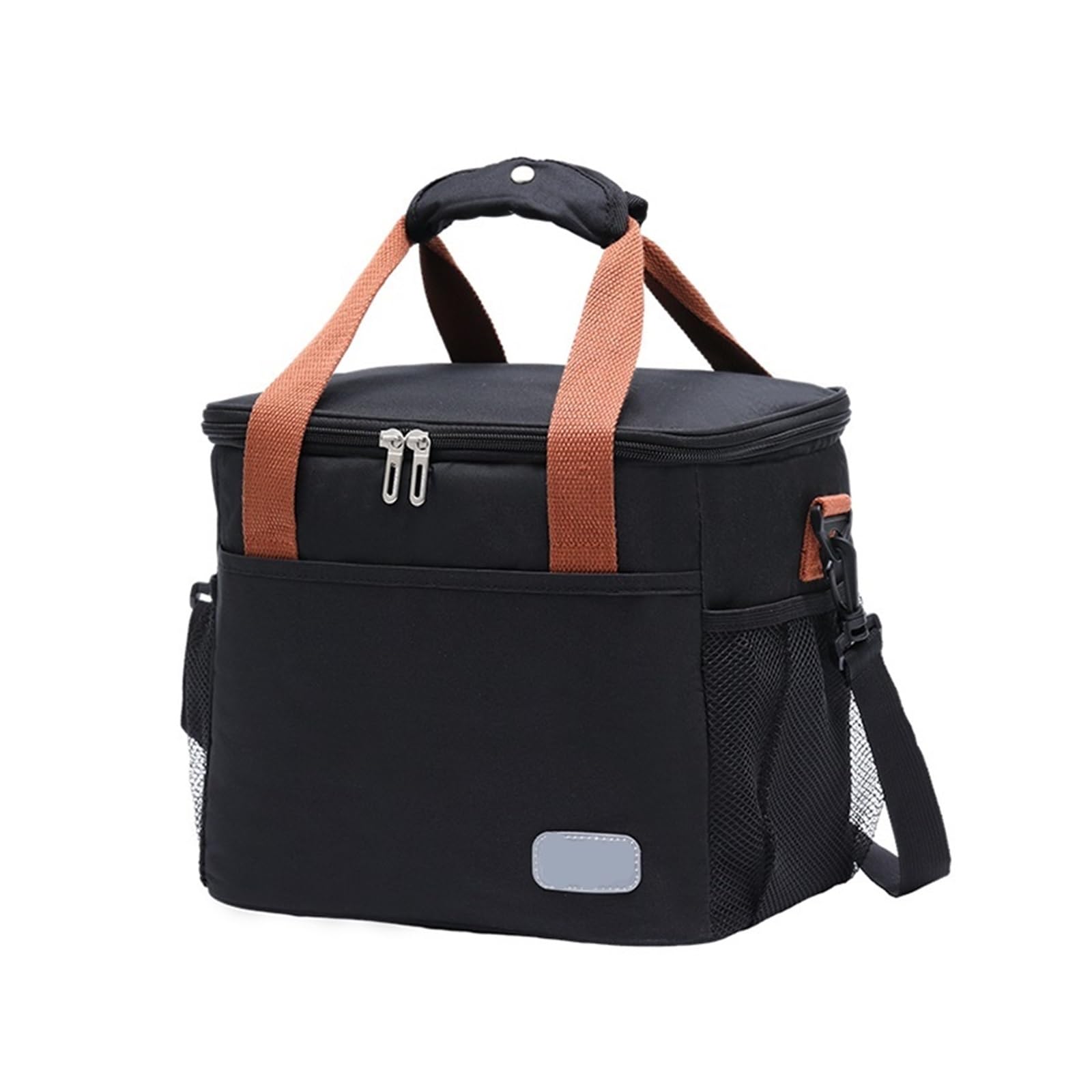 Genérico Bolsa Almuerzo Bolsa de Almuerzo con Aislamiento térmico Gran Capacidad, Bolsa Tela Oxford for Almacenamiento Alimentos, Bolsas Picnic, portátiles for refrigerador(15L Blue)
