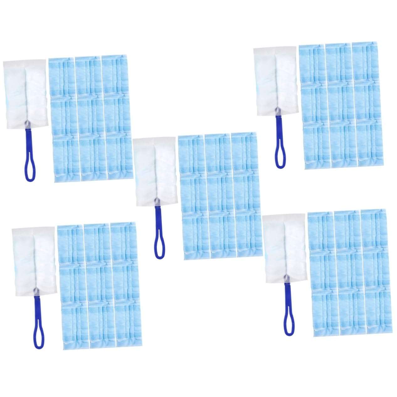 MAGICLULU 5 Set Di Spazzole Elettrostatiche Per La Pulizia Di Spolverini Per Ventilatori Da Soffitto Strumenti Per La Pulizia Di Finestre Gadget Facili Da Installare E Smontare