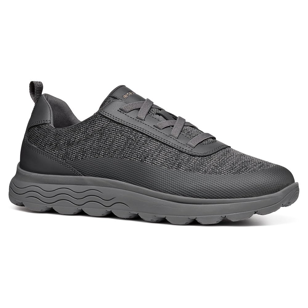 Geox Men's U Spherica A Sneaker, Gray, 11 UK