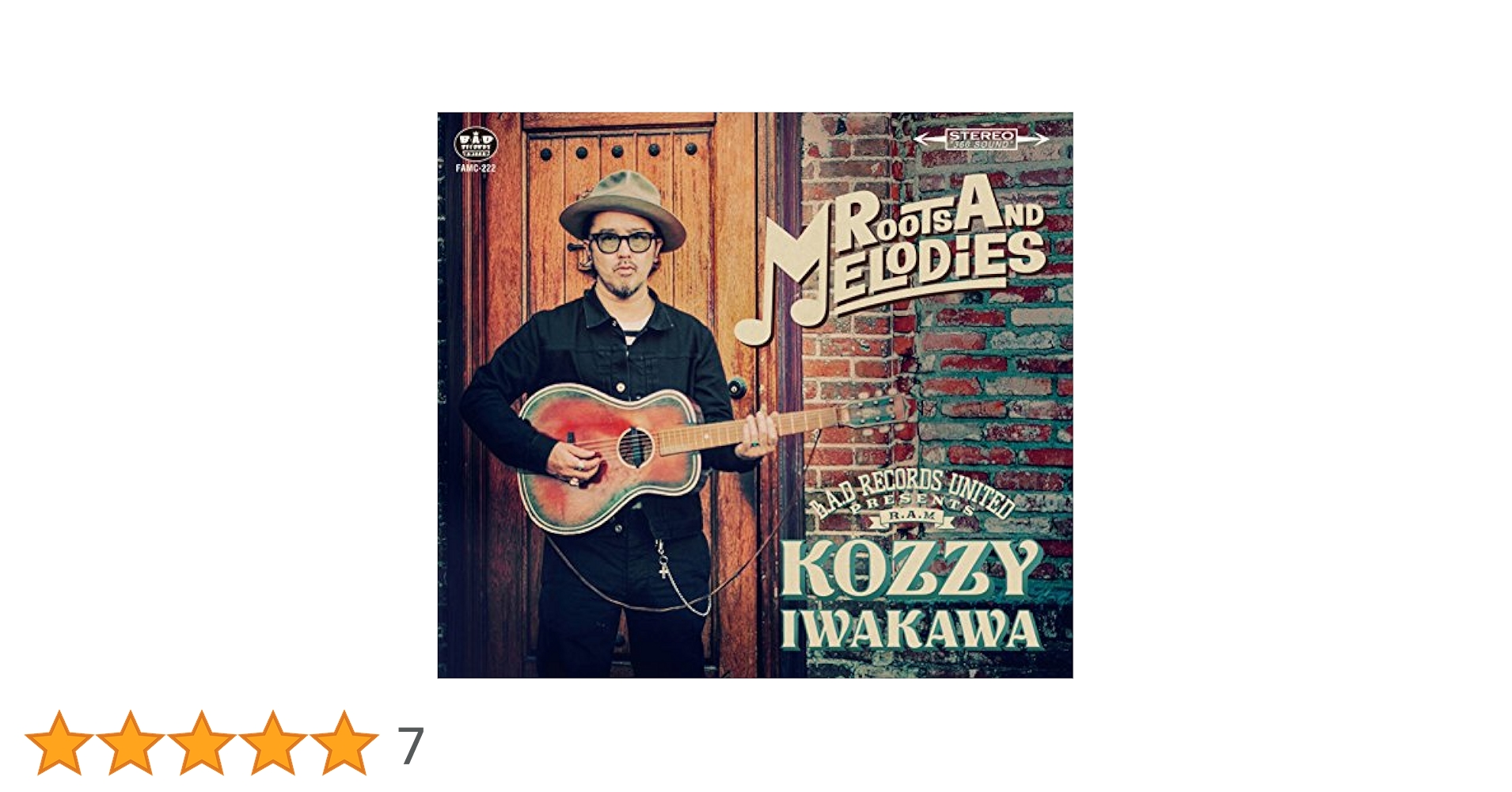 Amazon.co.jp: ROOTS AND MELODIES - KOZZY IWAKAWA: ミュージック