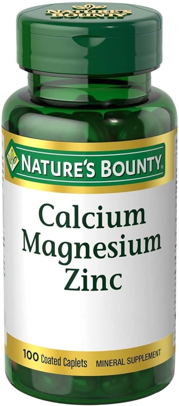 N.atures B.ounty Calcium Magnesium & Zinc Caplets, Immune & Supporting Bone Health, 100 Count (B0D8L9KYYJ) Amazon Price History, Amazon Price Tracker