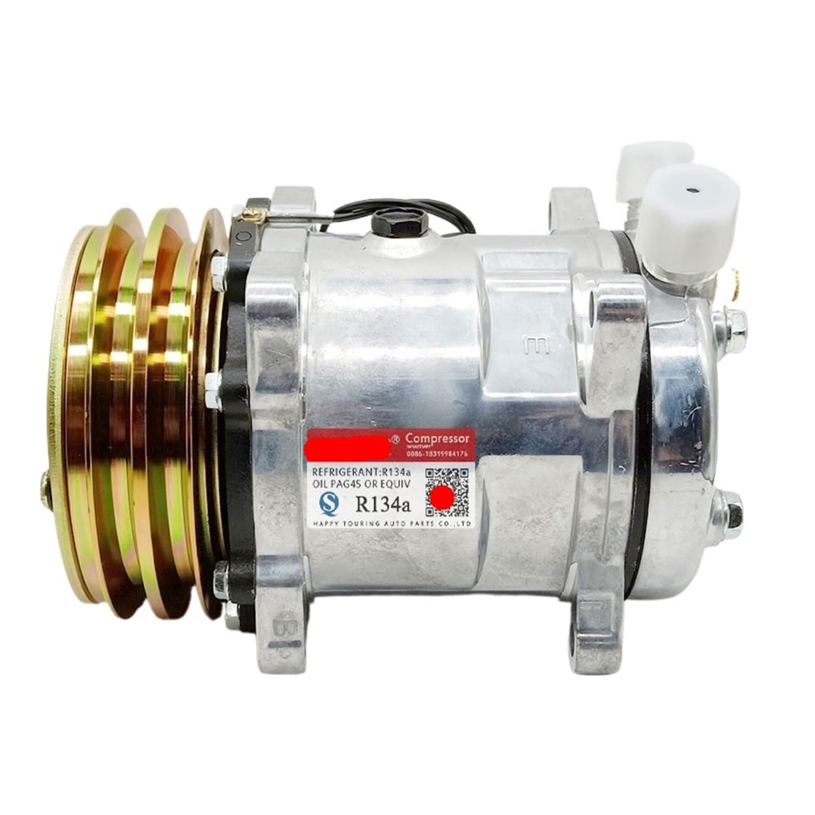 Car AC Compressor Replacement, Compatible For Sanden， 508 SD5H14 SD5S14 5H14 12V 24V 2GA 6664 6626 4509 4510 5720 S6626 S6664(24v R134a)