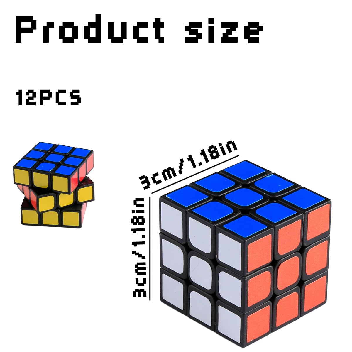 Thyonta 12 PCS Mini Cubes - Image 2