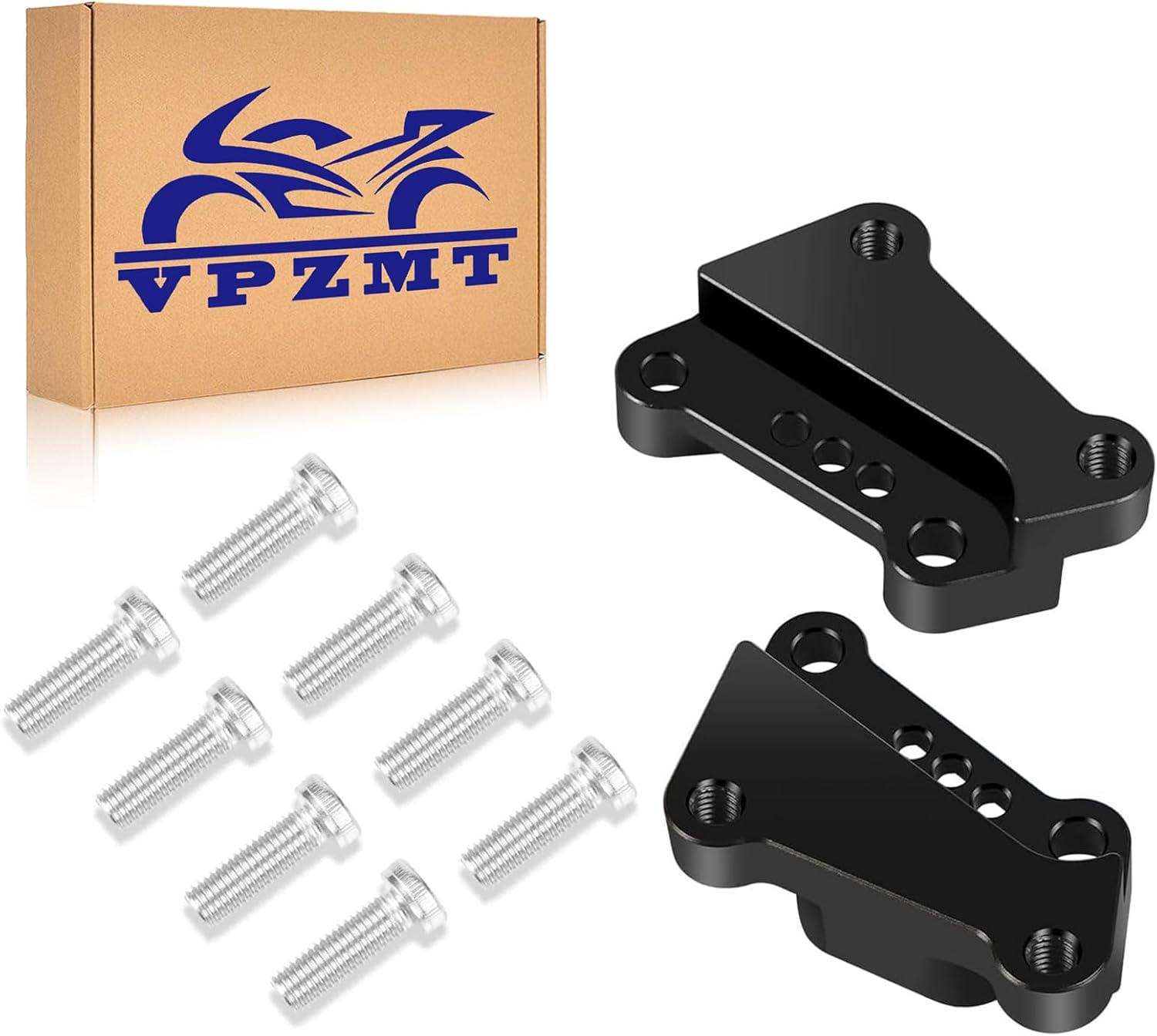 Brake Caliper Extension Brackets 13" Rotors for Harley Davidson Bagger, Street Glide, Road King, Electra Glide, Road Glide, Touring 2008-2024 Models, (Left & Right)