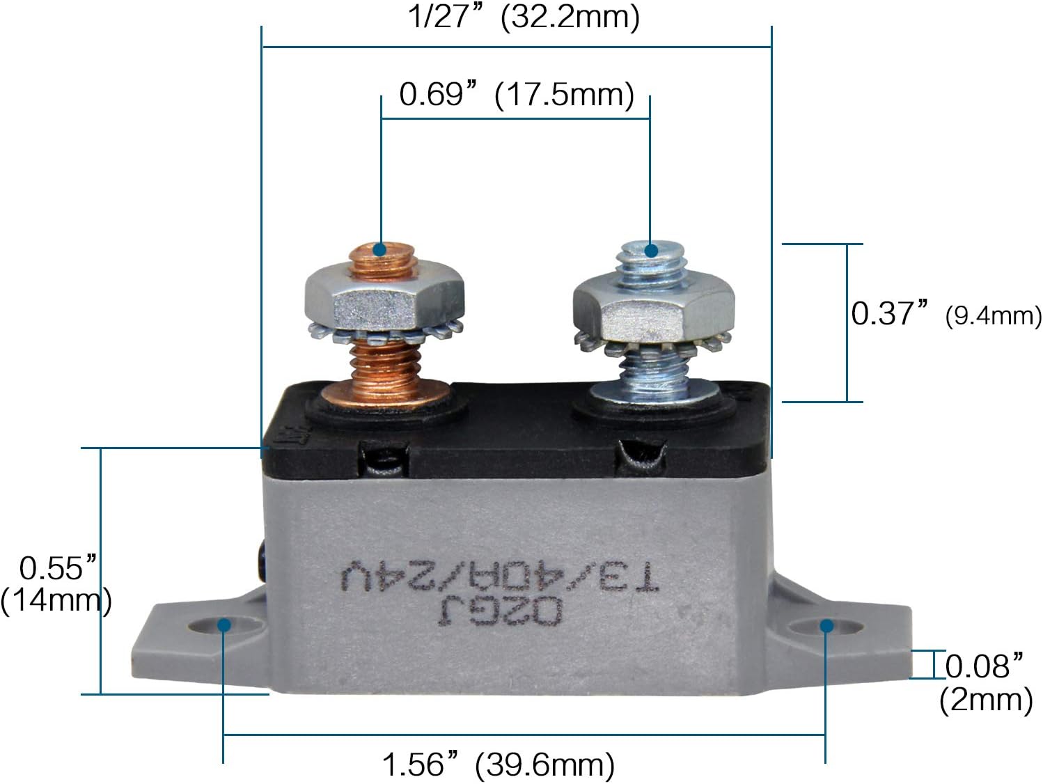 40% Off Discount RKURCK 6-28V 40A Circuit Breaker Manual Reset for Automotive RV Marine Boat with Protective Red Belt Cover 40 Amp Black Friday - 80% OFF RKURCK 6-28V 40A Circuit Breaker Manual Reset for Automotive RV Marine Boat with Protective Red Belt Cover 40 Amp