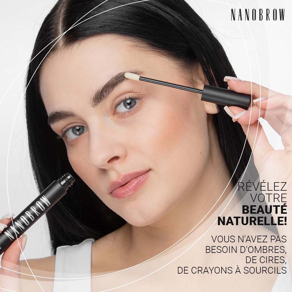 Sérum pour sourcils Nanobrow Eyebrow Serum 5ml - Sérum pour les sourcils stimulant la croissance, épaississant et renforçant