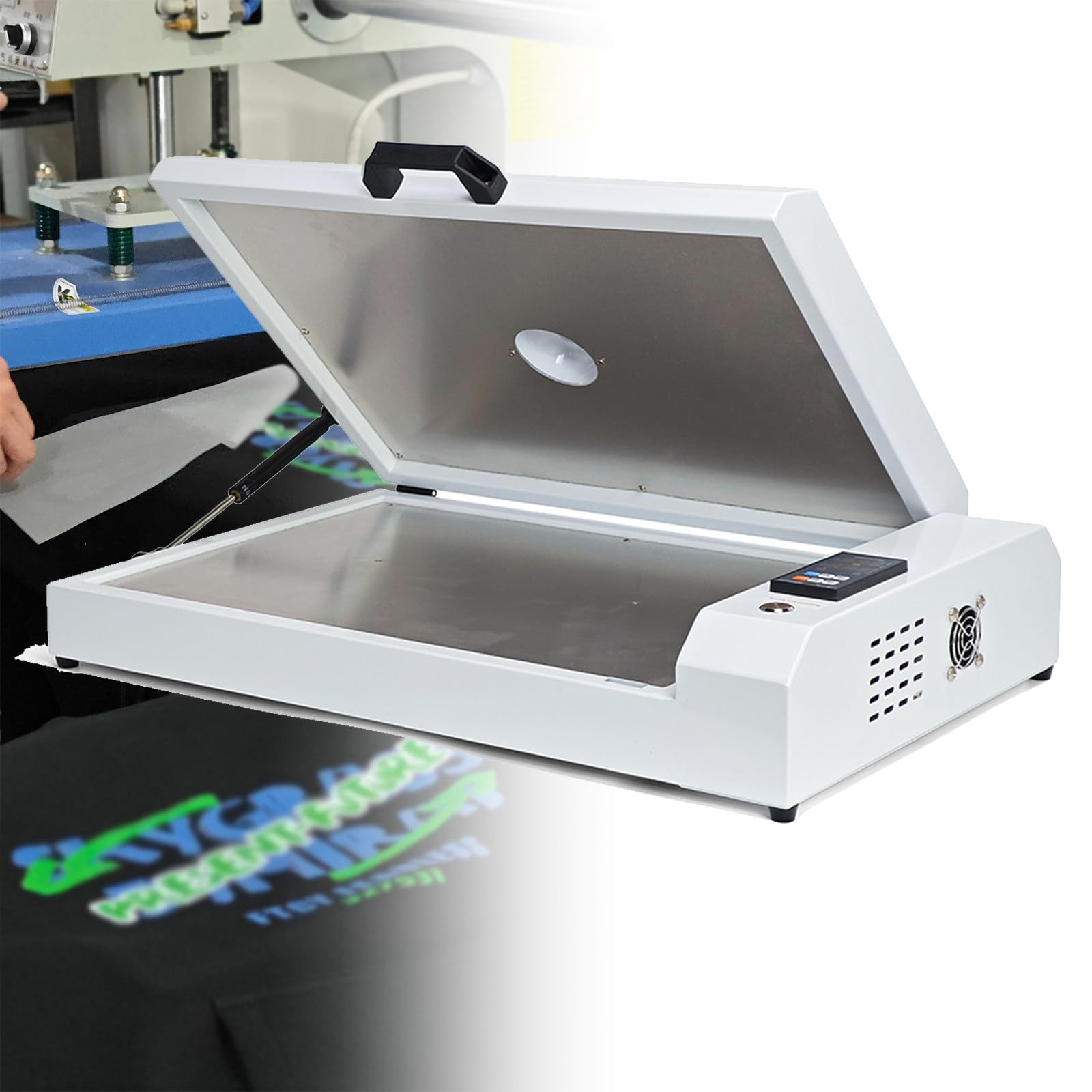 Four de séchage DTF A3+/A3/A4 amélioré, four de polymérisation DTF pour impression par transfert thermique, avec contrôle de la température et du temps, pour transfert sur t-shirts et casquettes