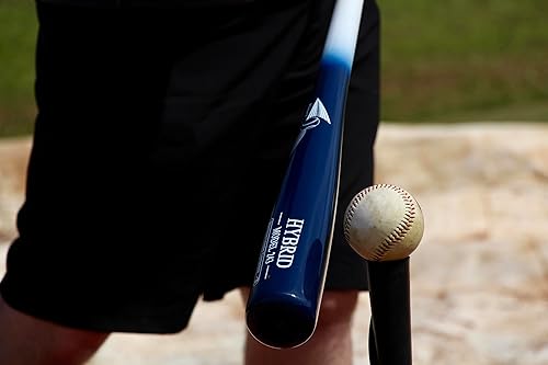Miniatura 8 de BAMBOOBAT by Pinnacle Sports Equipment INC. - Béisbol híbrido de arce y bambú para adultos, agarre de goma, aprobado por BBCOR