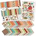 Dog Gone Cute Printed Scrapbook Paper Set By Miss Kate Cuttables: Craft Supplies For Scrapbooking, Single - Sided 12"x12" Decorative Cardstock Collection Kit With Puppy Pet Theme (Pack Of 16)