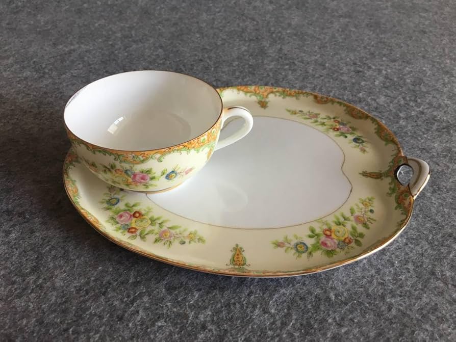 Amazon.co.jp: アンティーク オールドノリタケ M-Japan印 テニス