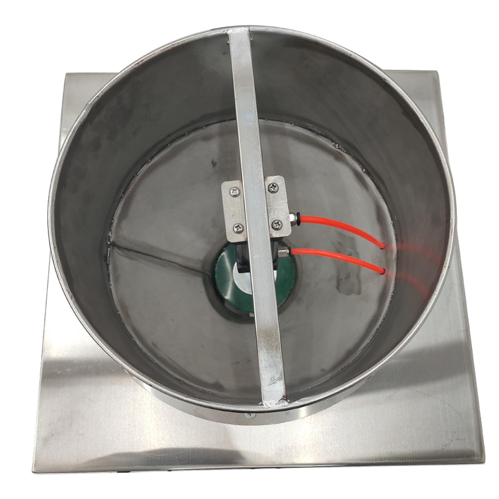 TECHTONGDA Garlic Peeling Machine, Pneumatic Automatic Dry Garlic Peeler, 304 Stainless steel Garlic Peel Remover, 20-25kg/h, Garlic Peel Outlet Diameter 2.36in, No Air Compressor