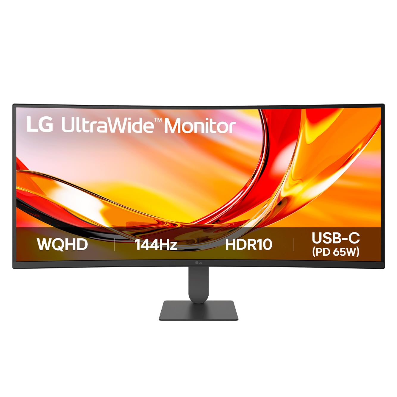 LG UltraWide Curved PC Monitor 34WR50QK, 34 inch, 1440p, 100Hz, 5ms Response Time, VA Panel, Smart Energy Saving, Displayport, HDMI — view 15