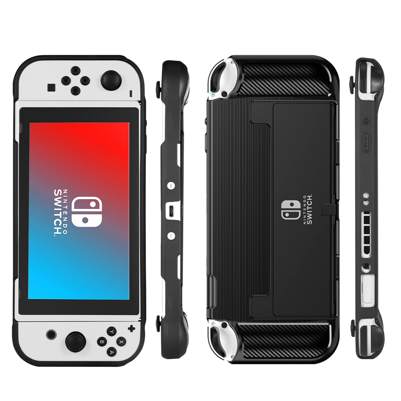 Siumir Case Compatible with Nintendo Switch OLED Model 2021, Blued, Art