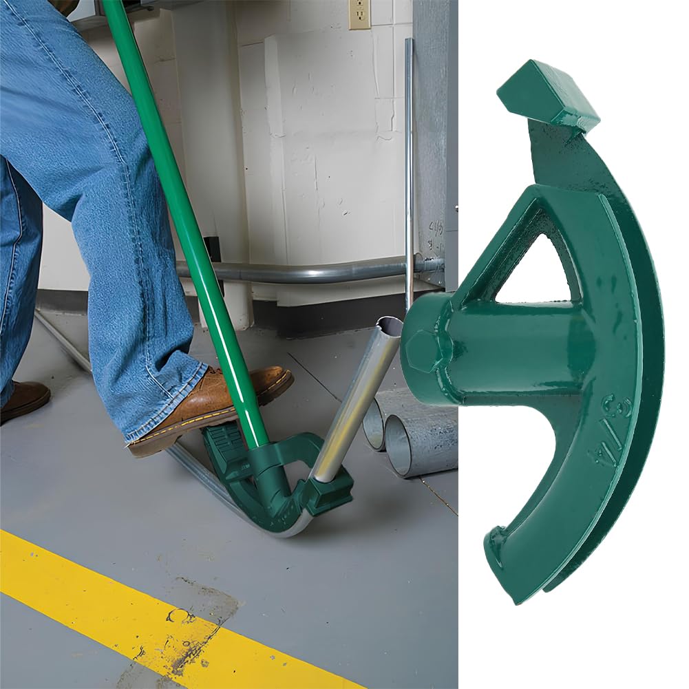 Dobladora Manual de Conductos, Dobladora de Tubos de Alambre, 3 4 Pulgadas Dobladora de Tubos con Cabeza de Acero Fuerte 45 # para Tubos de Acero Fino de Aluminio de Latón Cobre Compensaciones