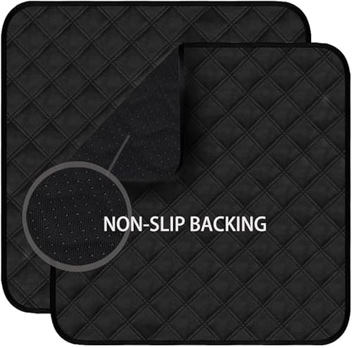 Miniatura 9 de RIQINXIN Almohadillas protectoras de asiento lavables para sillas, 3 unidades, antideslizantes, impermeables, para sillas de incontinencia, para