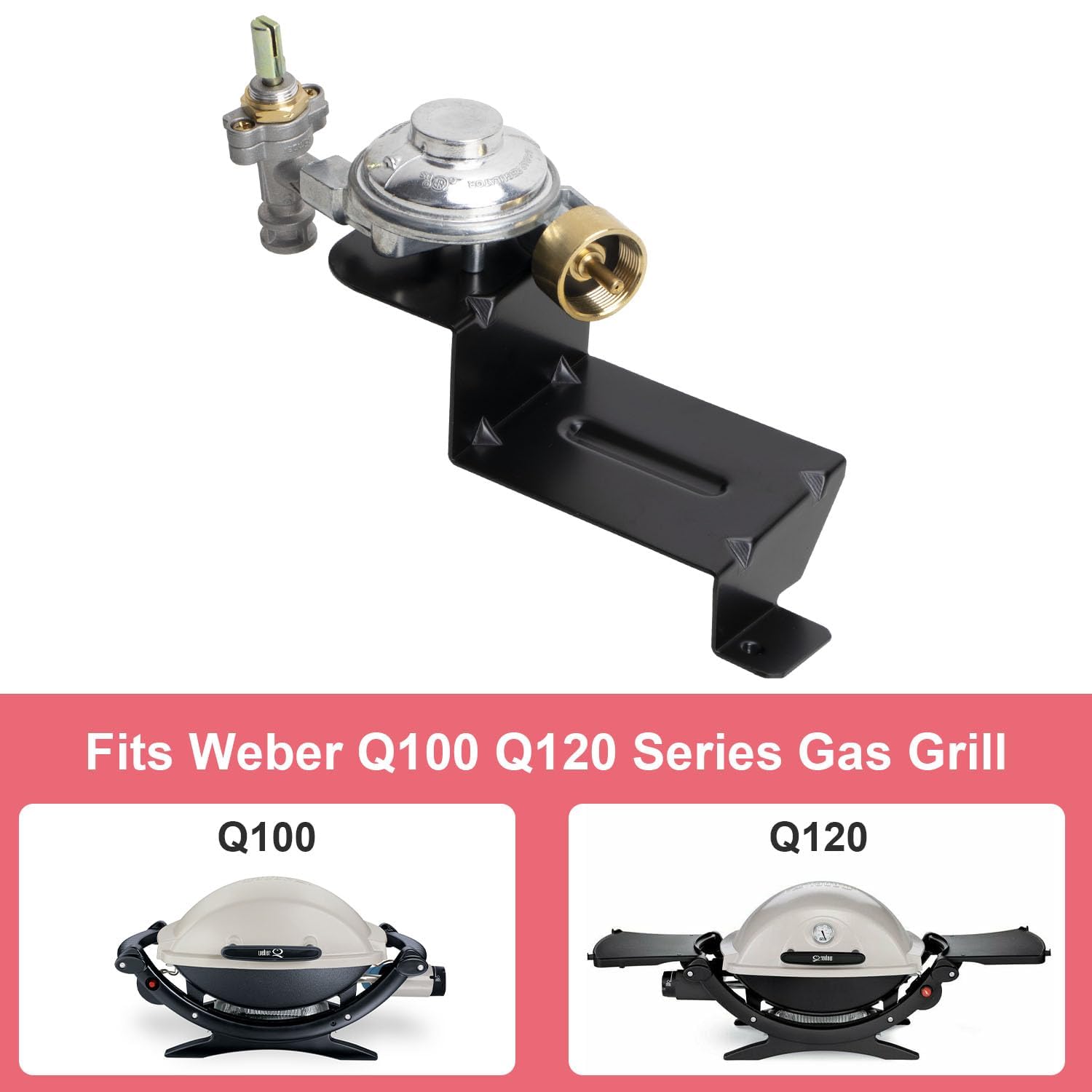 Propane Regulator EasiBBQ 80476 Valve Regulator For Weber Q200