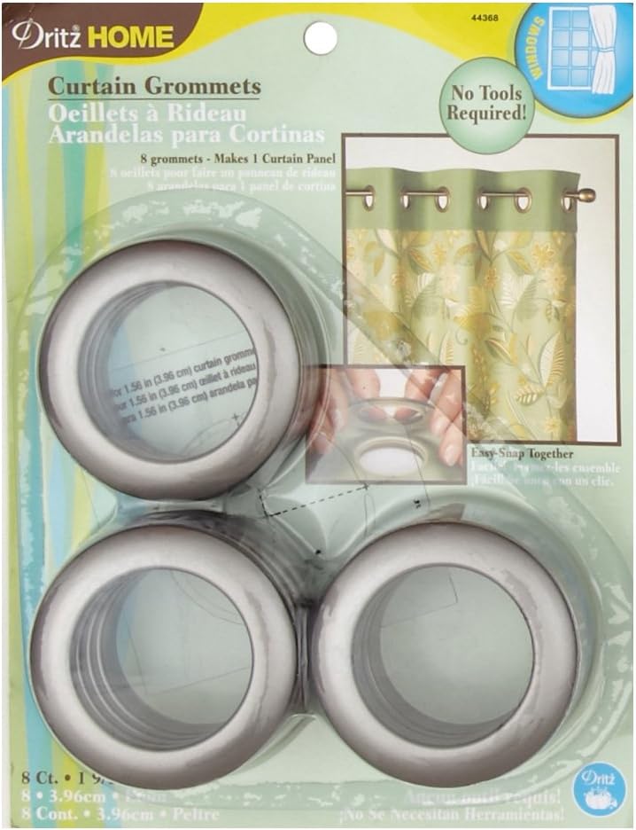 16 Pack Quiet Smooth Nylon Inserts for 1.26 Inch Curtain