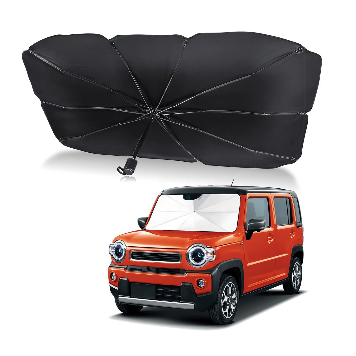 Amazon.co.jp: 【2025強化版 10本骨＆折り畳み式】車用サンシェード