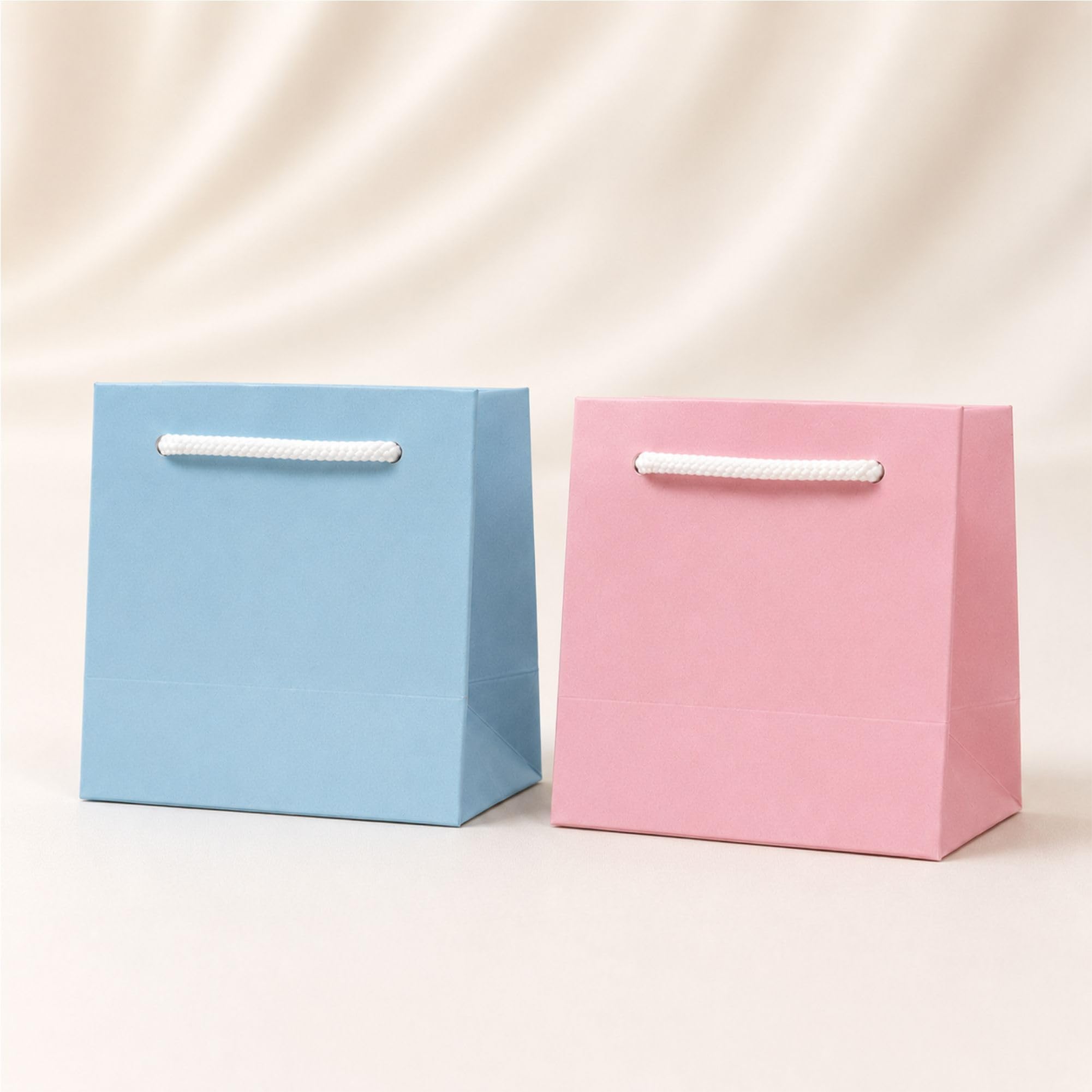 Mini Gift Bags - 30 Pack Pink & Blue -7