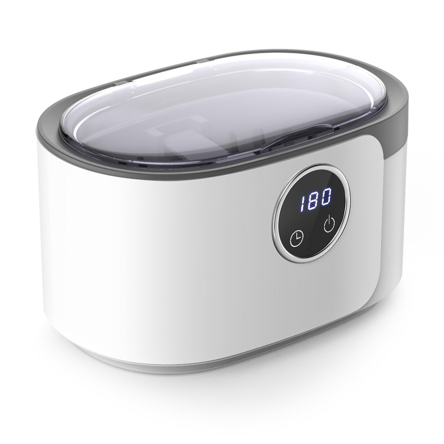 Pulitore Ultrasuoni 600ML Lavatrice Ultrasuoni Vasca Ultrasuoni Lavatrice ad Ultrasuoni Pulitore a Ultrasuoni Dispositivo a ultrasuoni per Occhiali, Gioielli, Orologi, plastica