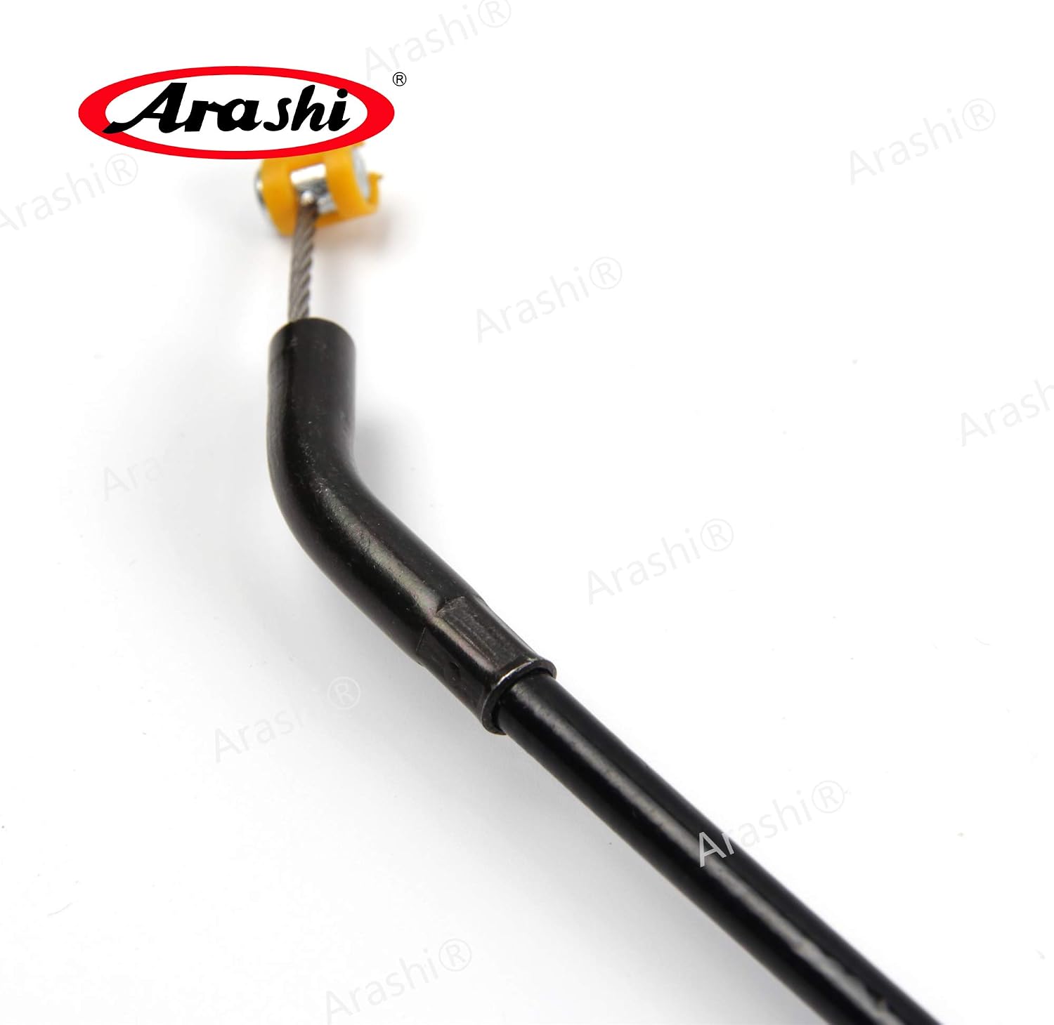 Arashi Clutch Cable for Kawasaki Ninja ZX6R 2009-2018, Stainless Wire Line and Rubber Motorcycle Replacement Accessories Parts Black