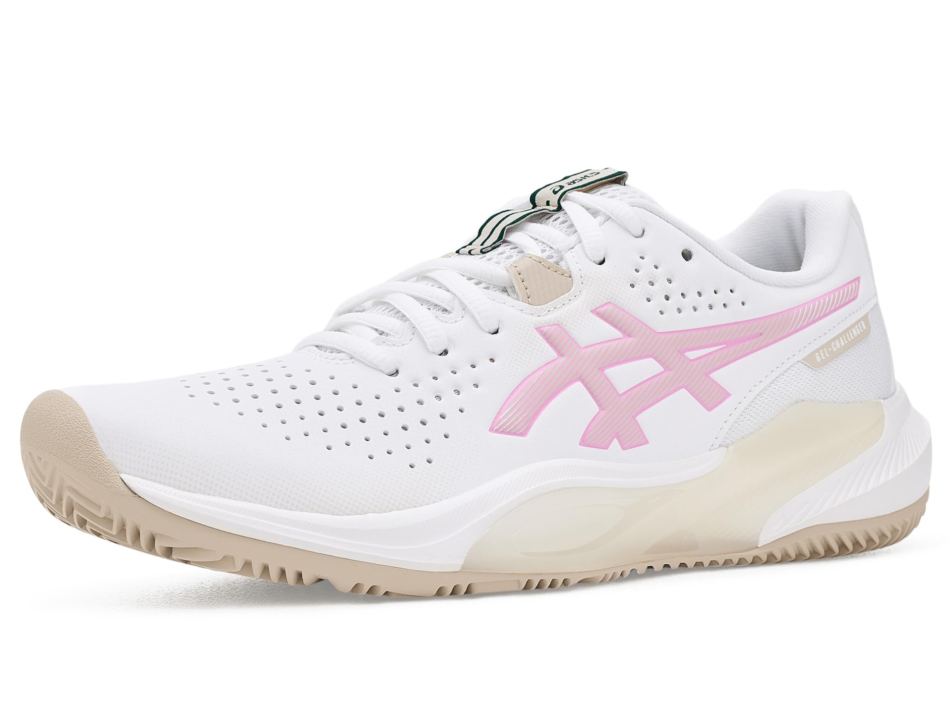 ASICS Womens Gel-Challenger 15 Padel 7 White/Bubblegum