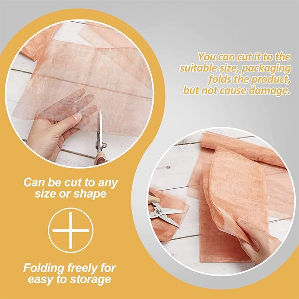 1 Copper Woven Wire, 10-200 Mesh Fabric Filter, Copper Screen, Dry Sieve Mesh, Ventilation Window Opening, Copper Mesh Fabric, Fine Mesh(30x40cm,30 Mesh)