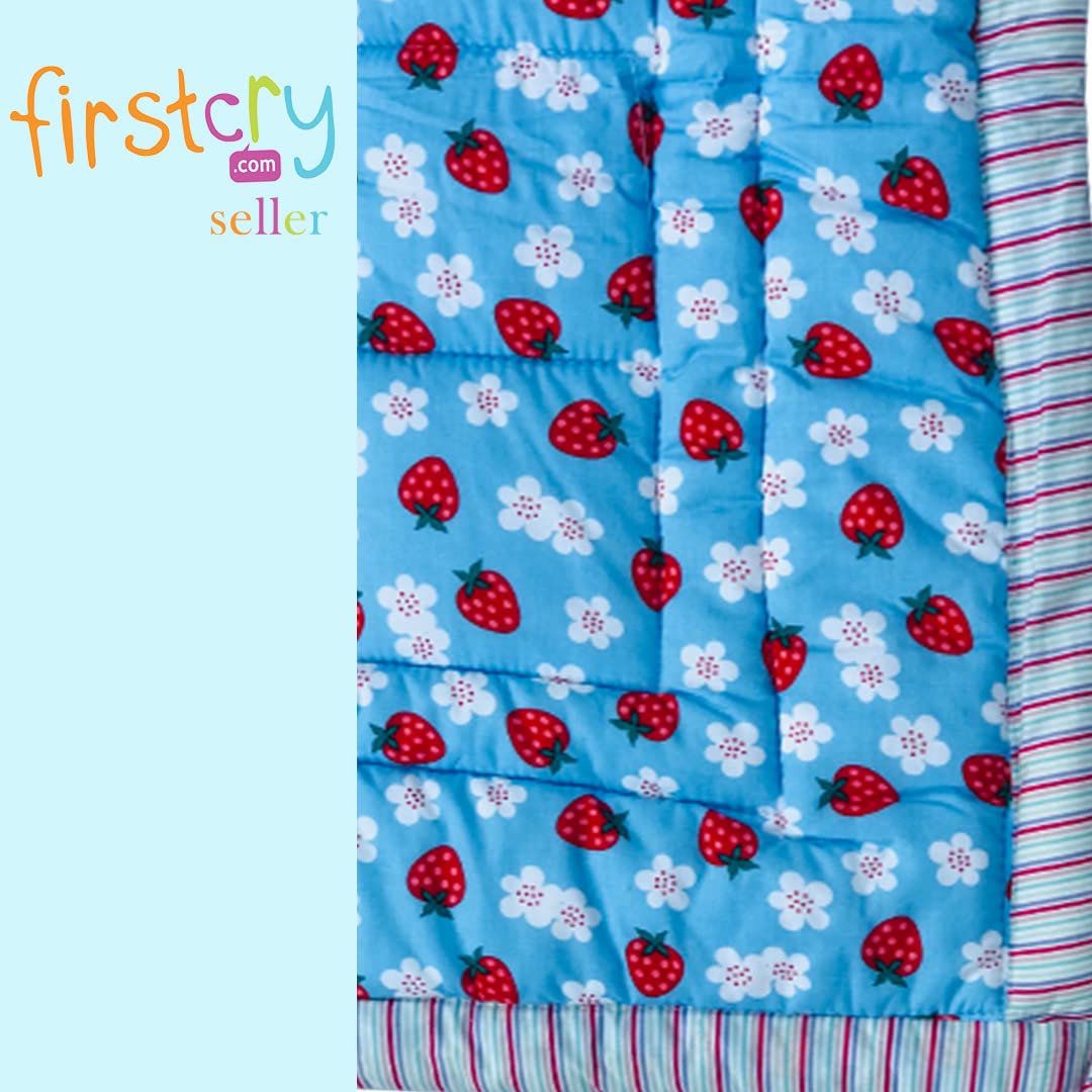 RURIBOSY| Bedding Mattress for Cotton,Baby Sleeping Bed Set Godari Baby Cradle Bed |Sleeping Mat |Multi Purpose Cushioned Bed | Made with Pure Cotton | Age(0-1YR)-2 (Purple) - Image 3 thumbnail