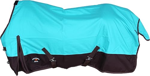 CHALLENGER 78" 1200D Turnout Lightweight Rain Horse Winter Blanket Sheet 3EE06TR