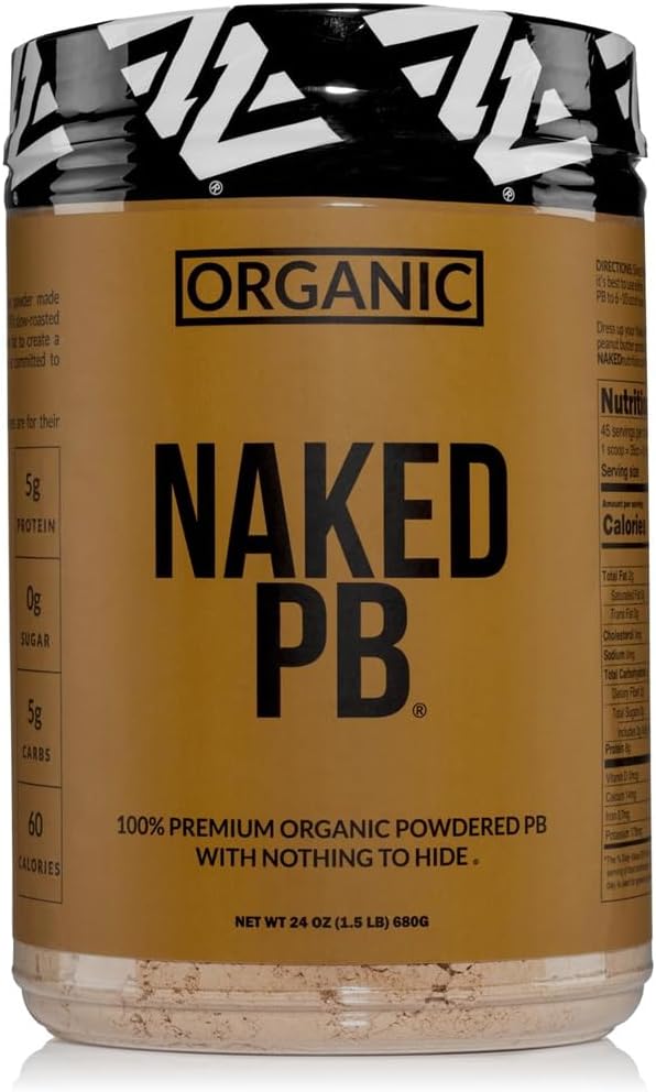 Organic Powdered Peanut Butter from US Farms – Bulk, Only 1 Ingredient - Roasted Peanuts, Vegan, No Additives, Preservative Free, No Salt, No Sugar - 45 Servings