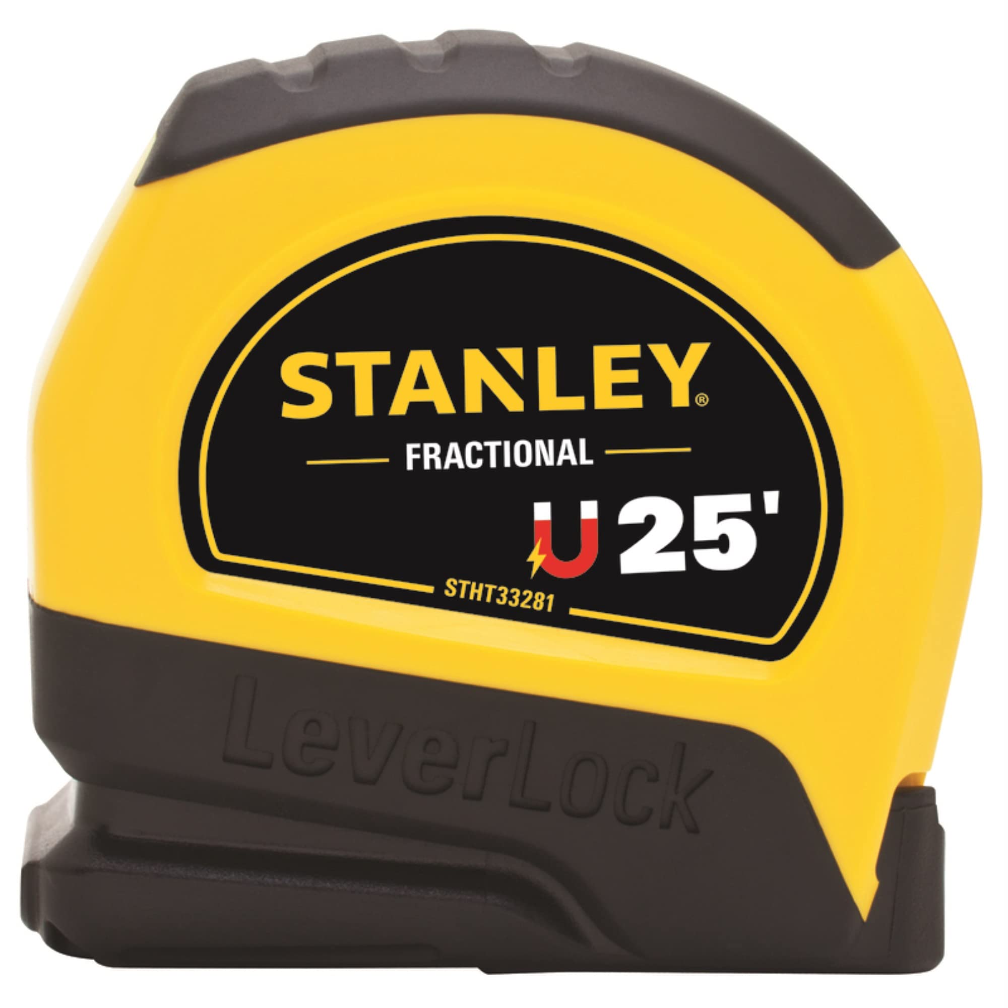 Stanley STHT33281L 25' magnetyczna końcówka i ułamkowa taśma miernicza LeverLock