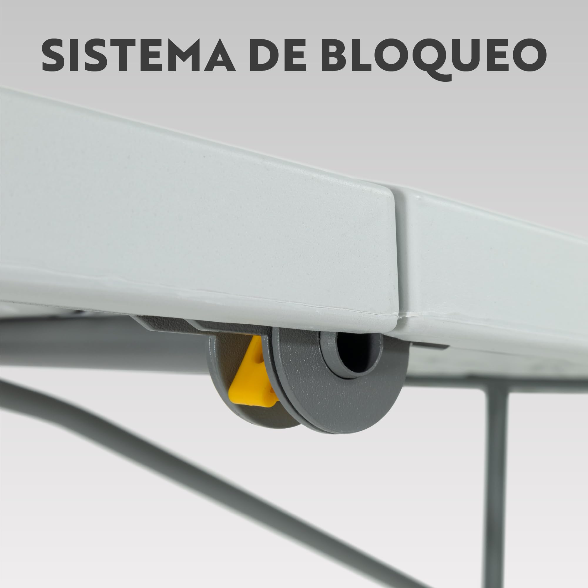 Mesa Plegable portátil de 180x70x74 cm | Mesa de Camping con Estructura metálica y Tablero HDPE Resistente | Capacidad 6/8 Personas, Carga 150 kg | Plegable con asa de Transporte