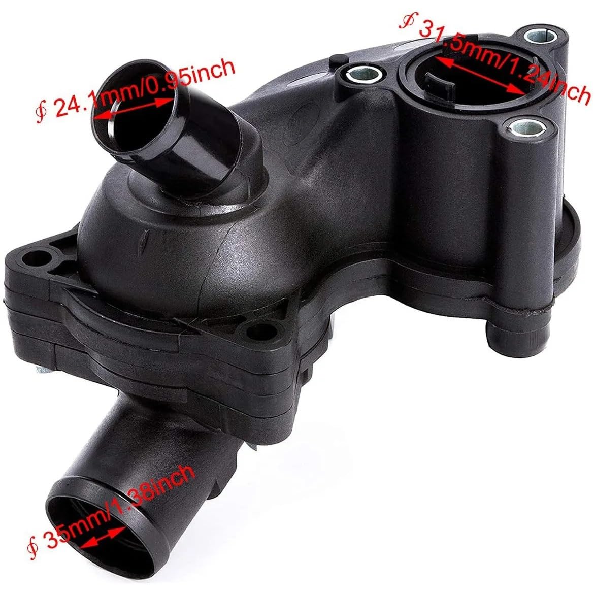 Obudowa termostatu z szyjką wodną Z czujnikiem pasującym do Forda Mustanga 4.0L 2005-2010 2L2Z-8592-BA 902-210