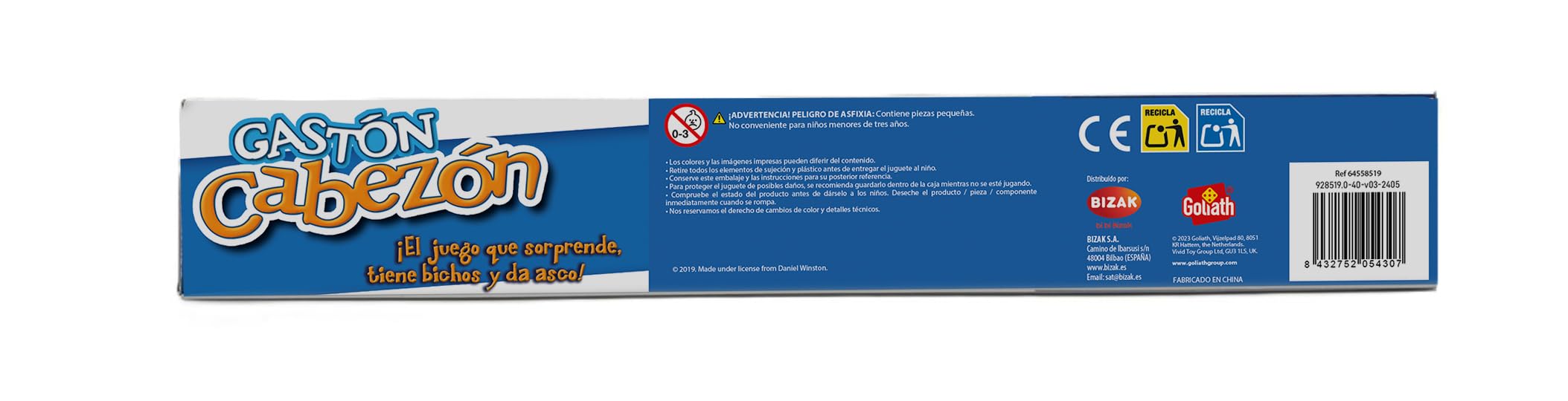 Bizak - Gaston Cabezon - Juego de Mesa para Niños, Juego Preescolar Divertido y Educativo Niños y Niñas - Desarrollo Cognitivo y Coordinación (64558519)