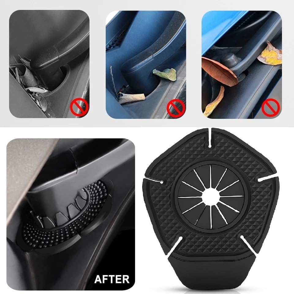 Nurven 2 Pcs Silicone Car Wiper Arm Hole Dust Protection Pad - Weatherproof, Flexible & Durable Windshield Wiper Base Seal Plug - Protects Against Dirt, Water, Rust & Corrosion - Fit for Most Vehicles - Image 8 thumbnail